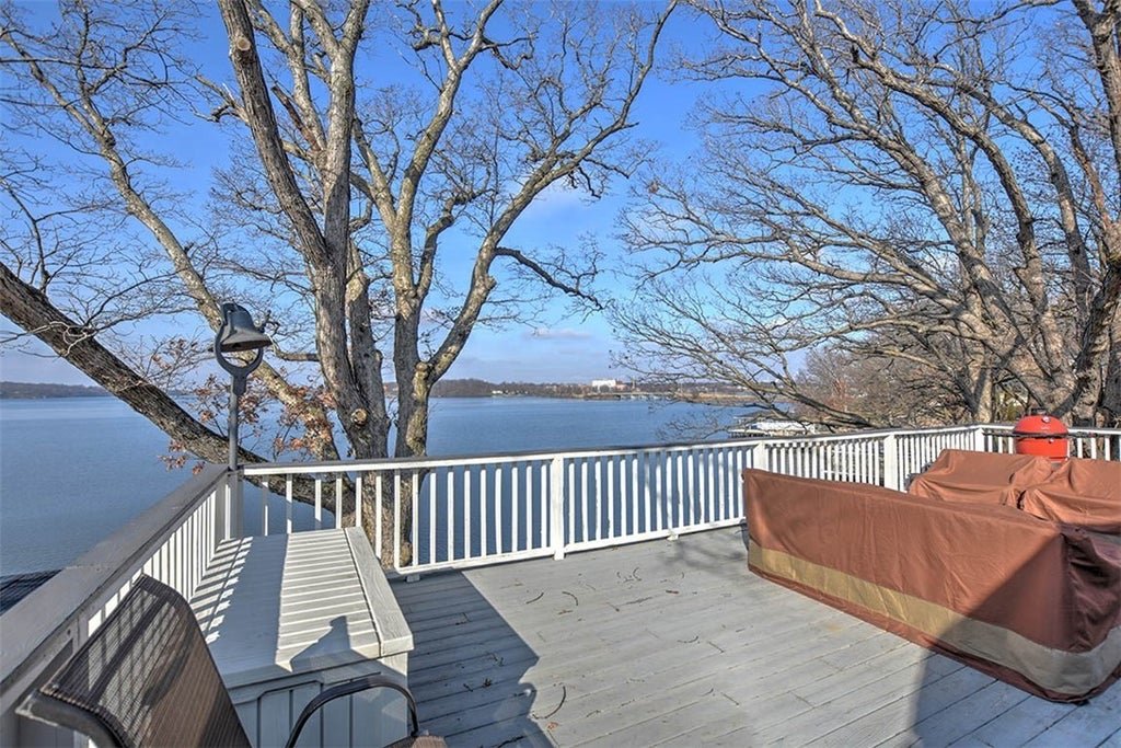 View from home deck onto Lake Decatur